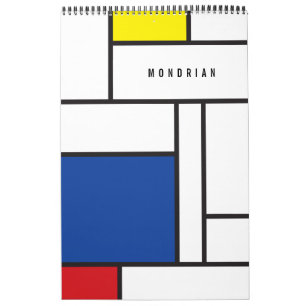 Mondriaan Minimalistische Geometrische De Stijl Mo Kalender