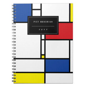 Mondriaan Minimalistische Geometrische De Stijl Mo Notitieboek