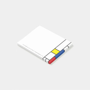 Mondriaan Minimalistische Geometrische De Stijl Mo Post-it® Notes