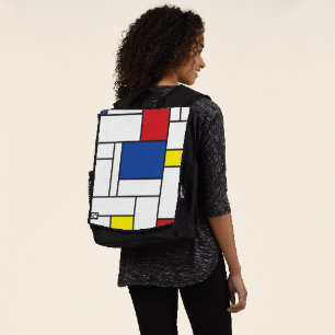 Mondriaan Minimalistische Geometrische De Stijl Mo Rugtassen