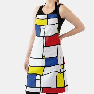 Mondriaan Minimalistische Geometrische De Stijl Mo Schort
