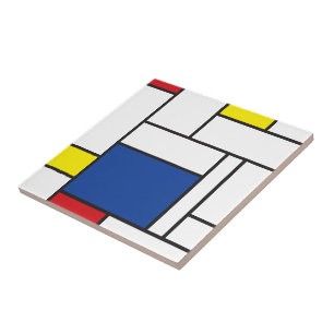 Mondriaan Minimalistische Geometrische De Stijl Mo Tegeltje