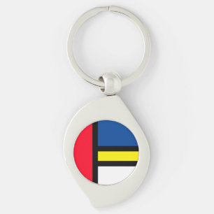 Mondriaan Sleutelhanger