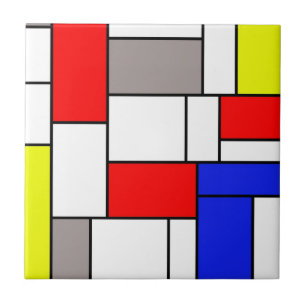 Mondriaan Tegeltje