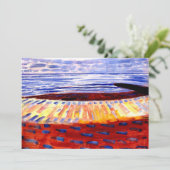 Mondriaan - Zee na de zon Kaart (Staand voorkant)