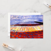 Mondriaan - Zee na de zon Kaart (Voorkant / Achterkant in situ)