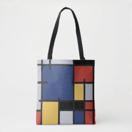 Mondriaan's Box Canvas tas - Bold Style in alle op