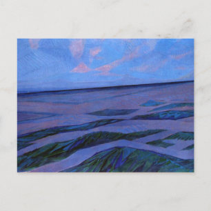 Mondriaansch schilderij, Duinlandschap Briefkaart