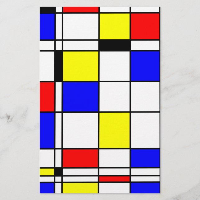 Mondriaanse kunststijl (Voorkant)