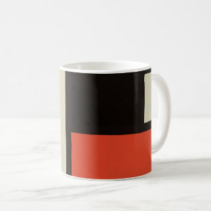 Mondriaanse samenstelling Moderne Abstracte schild Koffiemok
