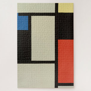 Mondriaanse samenstelling Moderne Abstracte schild Legpuzzel