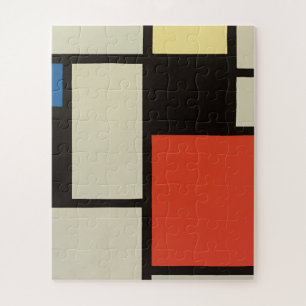 Mondriaanse samenstelling Moderne Abstracte schild Legpuzzel
