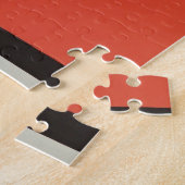 Mondriaanse samenstelling Moderne Abstracte schild Legpuzzel (Zijkant)