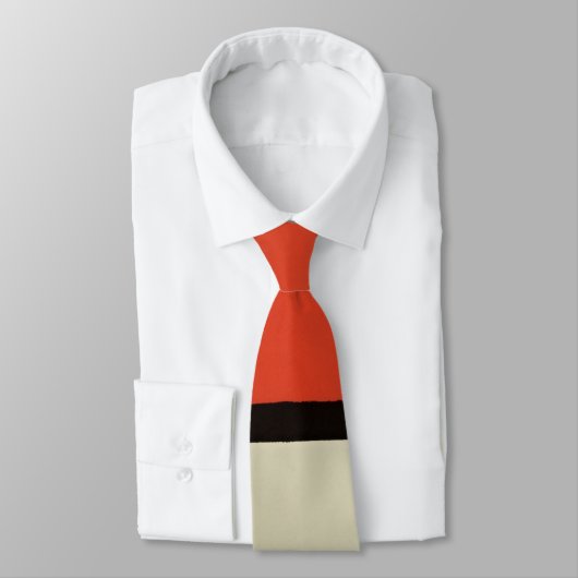 Mondriaanse samenstelling Moderne Abstracte schild Stropdas (Gebonden)