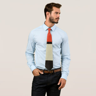 Mondriaanse samenstelling Moderne Abstracte schild Stropdas