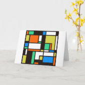 mondrian3 kaart (Gele Bloem)