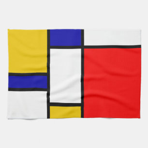 Mondrian 2 theedoek