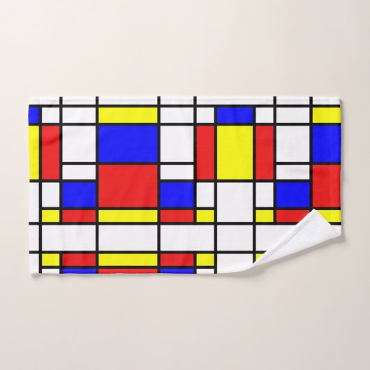 Mondrian a inspiré (Serviette à main)