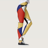 MONDRIAN ABSTRACT DE-STIJL ART LEGGINGS (Rechts)