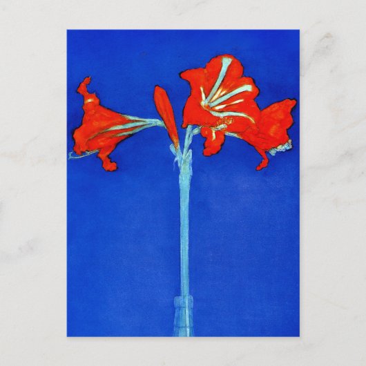 Mondrian Amaryllis Briefkaart (Voorkant)