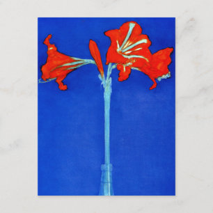 Mondrian Amaryllis Invitations Kaart