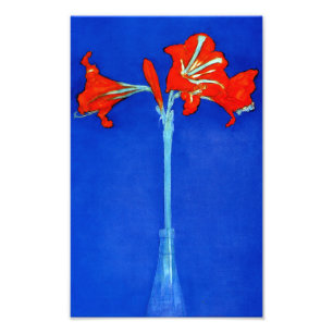 Mondrian Amaryllis Print Foto Afdruk