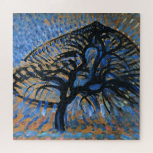 Mondrian - Appelboom, pointillistische versie, Legpuzzel