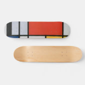mondrian art schaats board skateboard (Horizontaal)