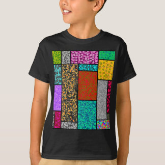 Mondrian Bloem Grafisch Ontwerp Abstractie T-shirt