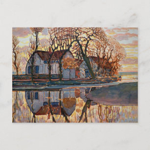Mondrian - Boerderij bij Duivendrecht Briefkaart