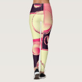 Mondrian & Bubbles Leggings (Achterkant)