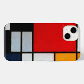 Mondrian - Composition avec grand plan rouge (Verso Horizontal)