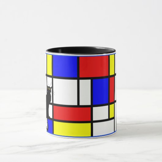 Mondrian - Composition II - Art Mug (Centre)