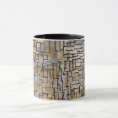 Mondrian Cubist Transition Art Morphing Mug (Centre)