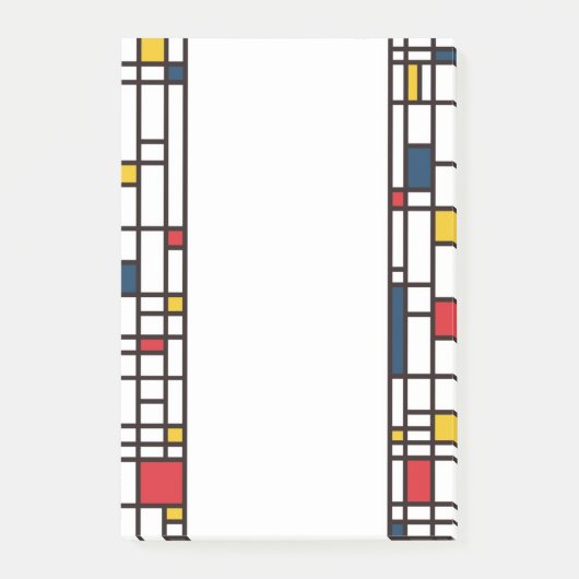 Mondrian De Stijl Post-it® Notes (Voorkant)