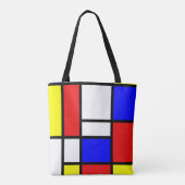 Mondrian Draagtas (Achterkant)
