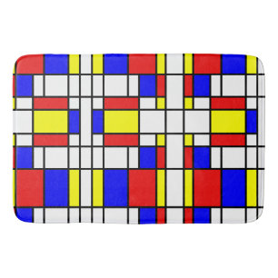 Mondrian Geïnspired Badmat