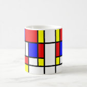 Mondrian Geïnspired Koffiemok (Center)