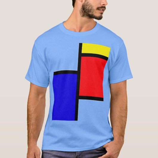 Mondrian gift friend vintage t-shirt (Voorkant)
