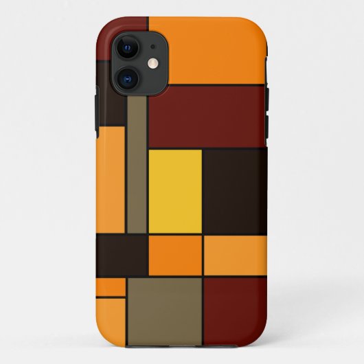Mondrian Herfst Case-Mate iPhone Case (Achterkant)