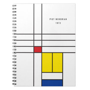 Mondrian II Minimalistisch De Stijl Modern Kunst D Notitieboek