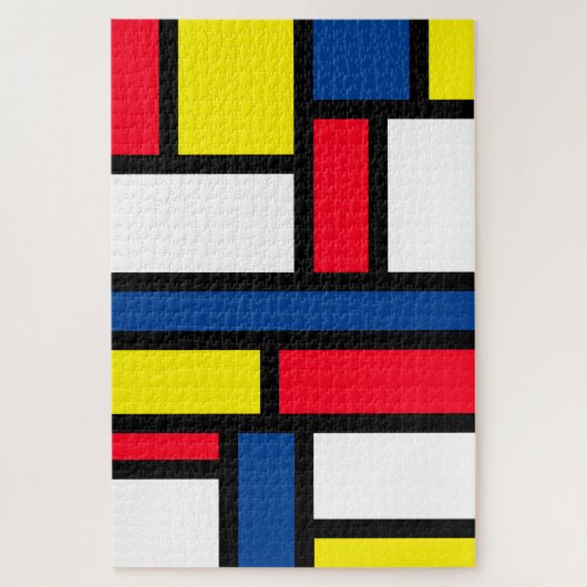 Mondrian Legpuzzel (Verticaal)