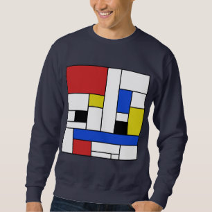 Mondrian Lines Heren Sweatshirt
