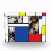 Mondrian Minimalist De Stijl Geo Modern Art Foto (Voorkant)