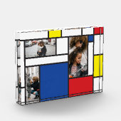 Mondrian Minimalist De Stijl Geo Modern Art Foto (Links)