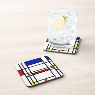Mondrian Modern Art Bier Onderzetter