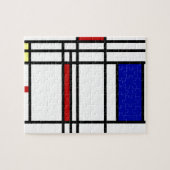 Mondrian Modern Art Legpuzzel (Horizontaal)