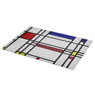 Mondrian Modern Art Snijplank