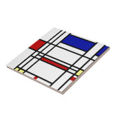 Mondrian Modern Art Tegeltje (Zijkant)