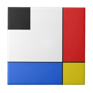 Mondrian Neoplasticism Tegeltje